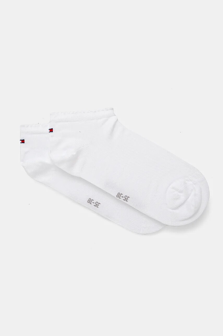 Ponožky Tommy Hilfiger dámske, biela farba, 701228932