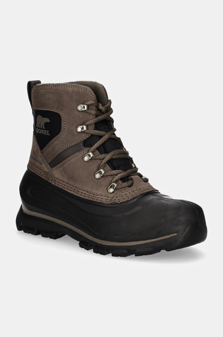 Topánky Sorel BUXTON LACE WP 24 pánske, zelená farba, 2084901245