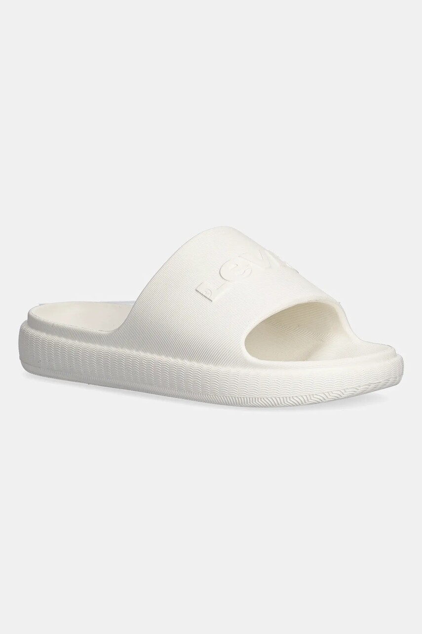 Šľapky Levi's JUNE NEXT S dámske, béžová farba, 235653.100