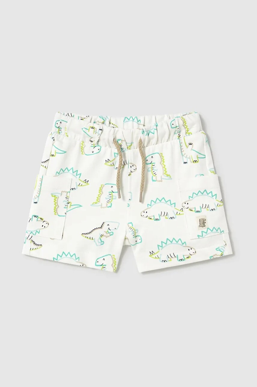 Detské bavlnené šortky Mayoral béžová farba, 1244