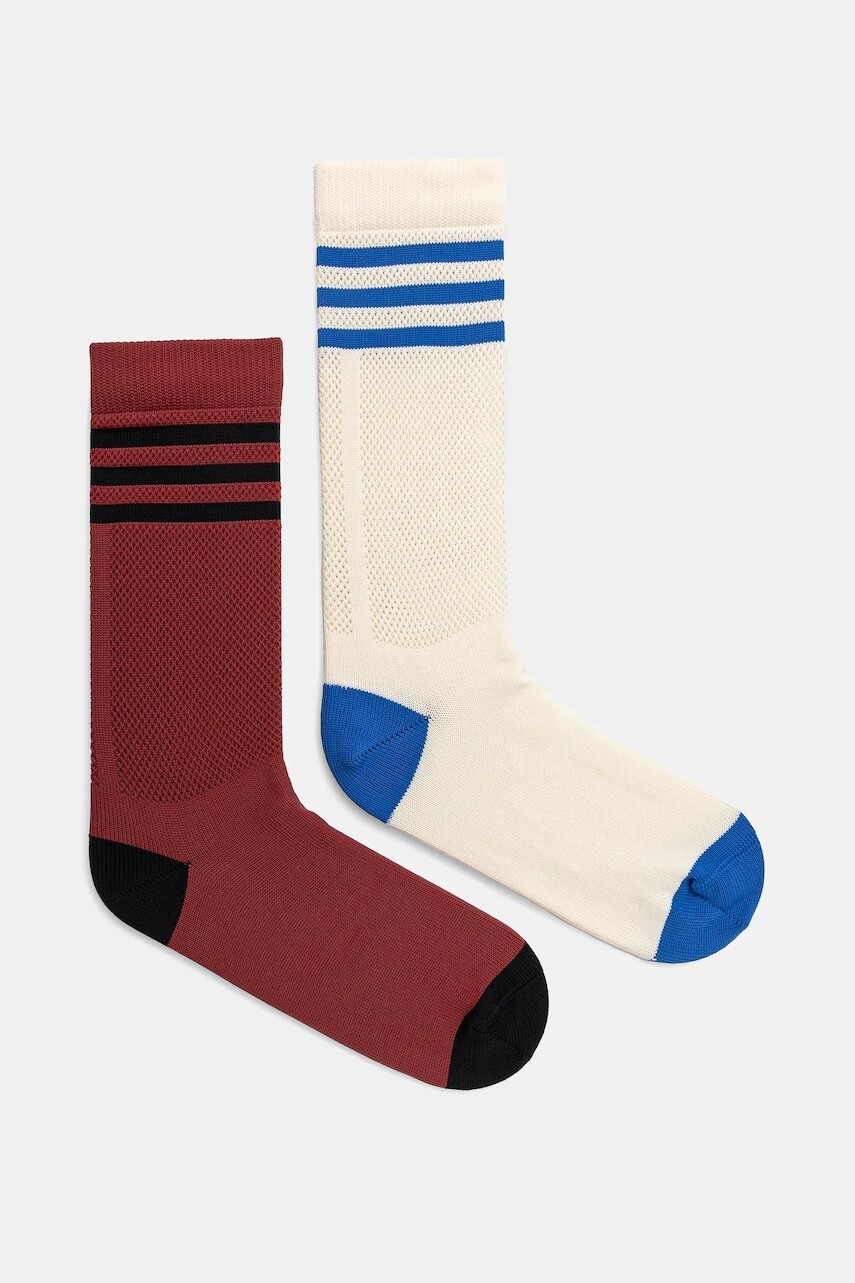 Ponožky adidas Originals 2-pak béžová farba, JC8627