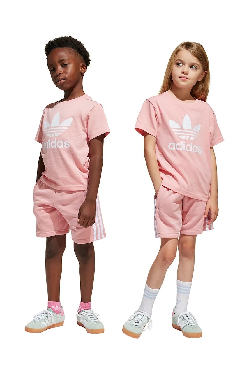 Detská súprava adidas Originals ružová farba, JC9158