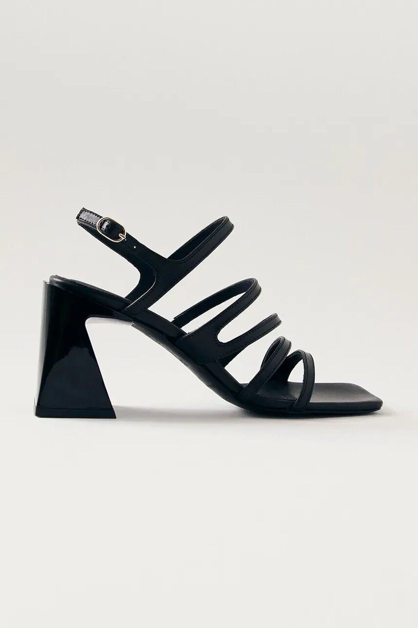 Kožené sandále Alohas Aubrey čierna farba, S100166-06