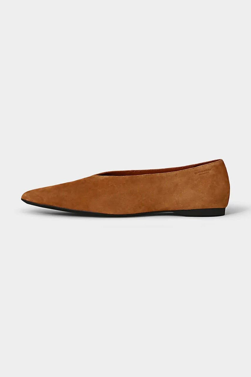 Semišové baleríny Vagabond Shoemakers HERMINE hnedá farba, 5933-040-14