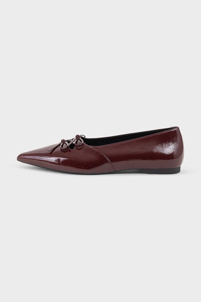 Kožené balerínky Vagabond Shoemakers HERMINE bordová farba, 5933-160-38