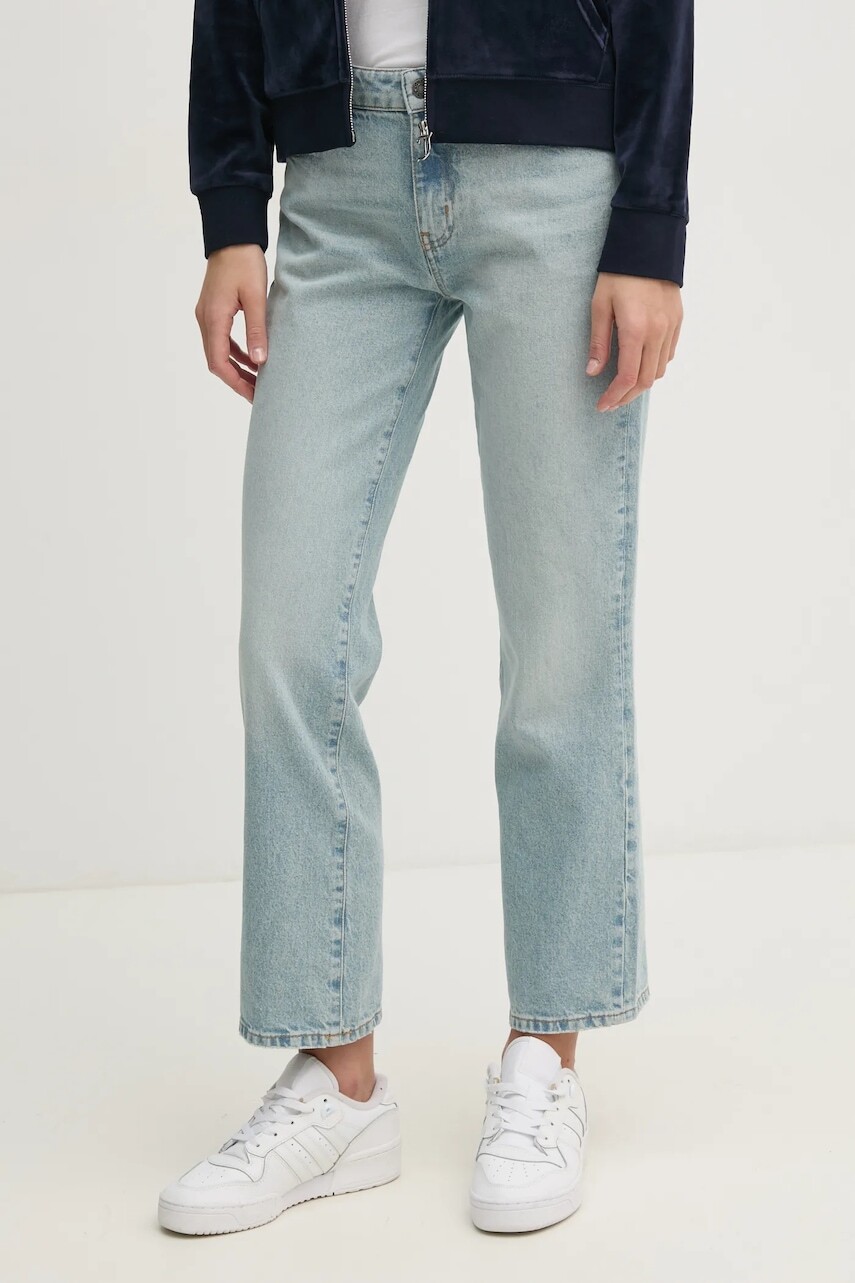 Rifle Guess Jeans dámske, stredne vysoký pás, W5RA98 D5M45
