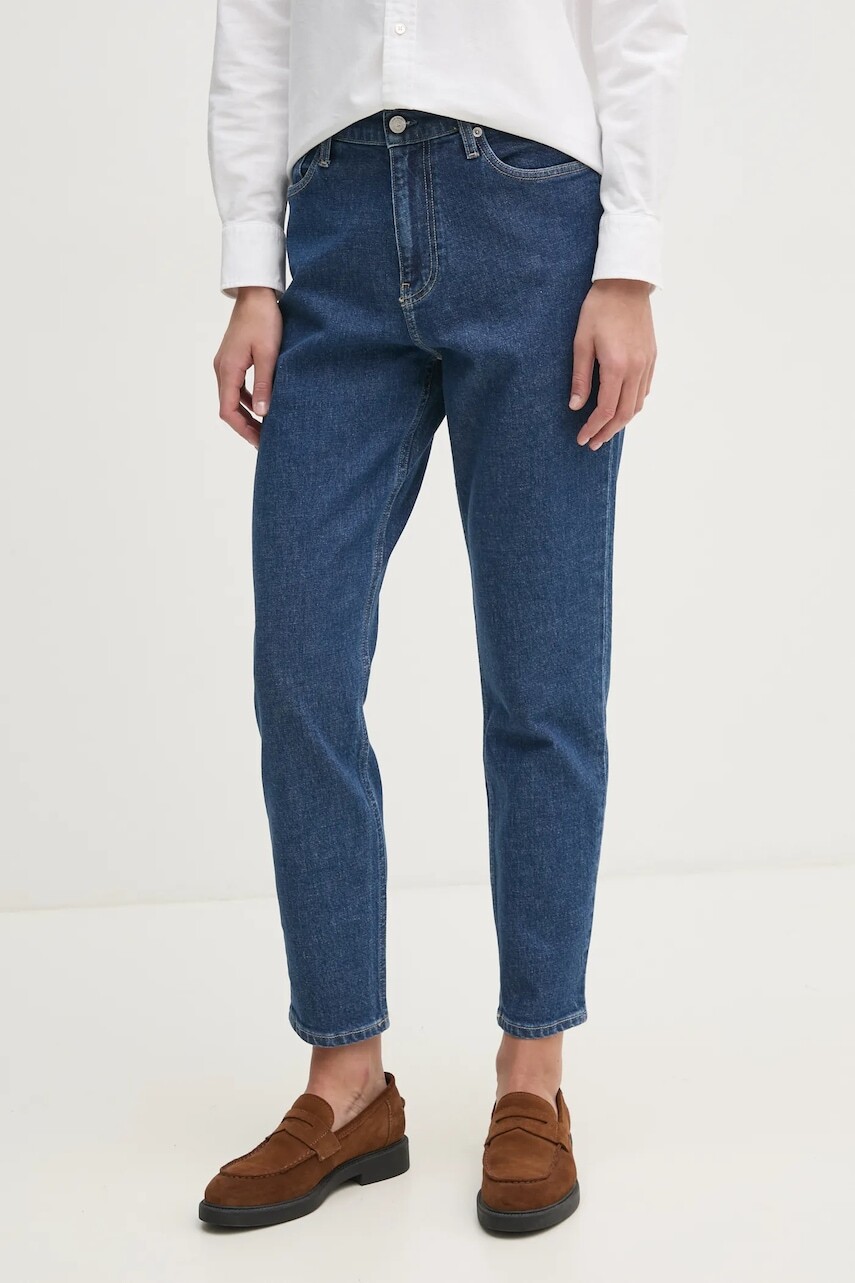 Rifle Calvin Klein Jeans dámske, vysoký pás, J20J224520