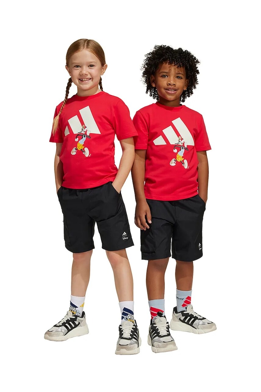 Detská súprava adidas červená farba, JF3639