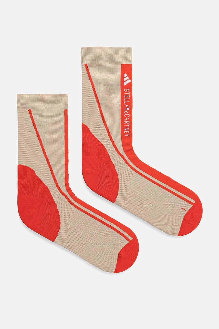 Ponožky adidas by Stella McCartney dámske, béžová farba, JP2685
