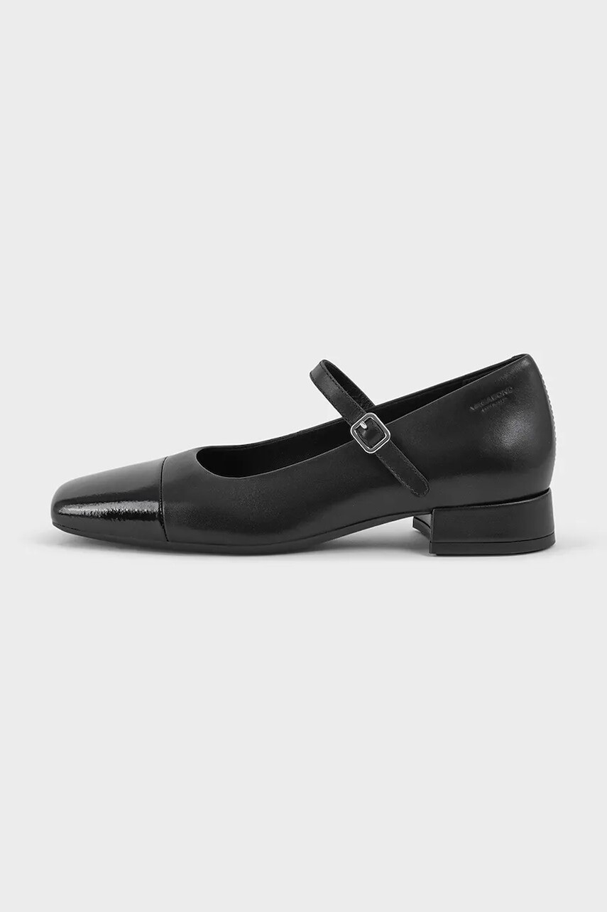 Kožené lodičky Vagabond Shoemakers DEBBI čierna farba, na podpätku, 5918-002-92