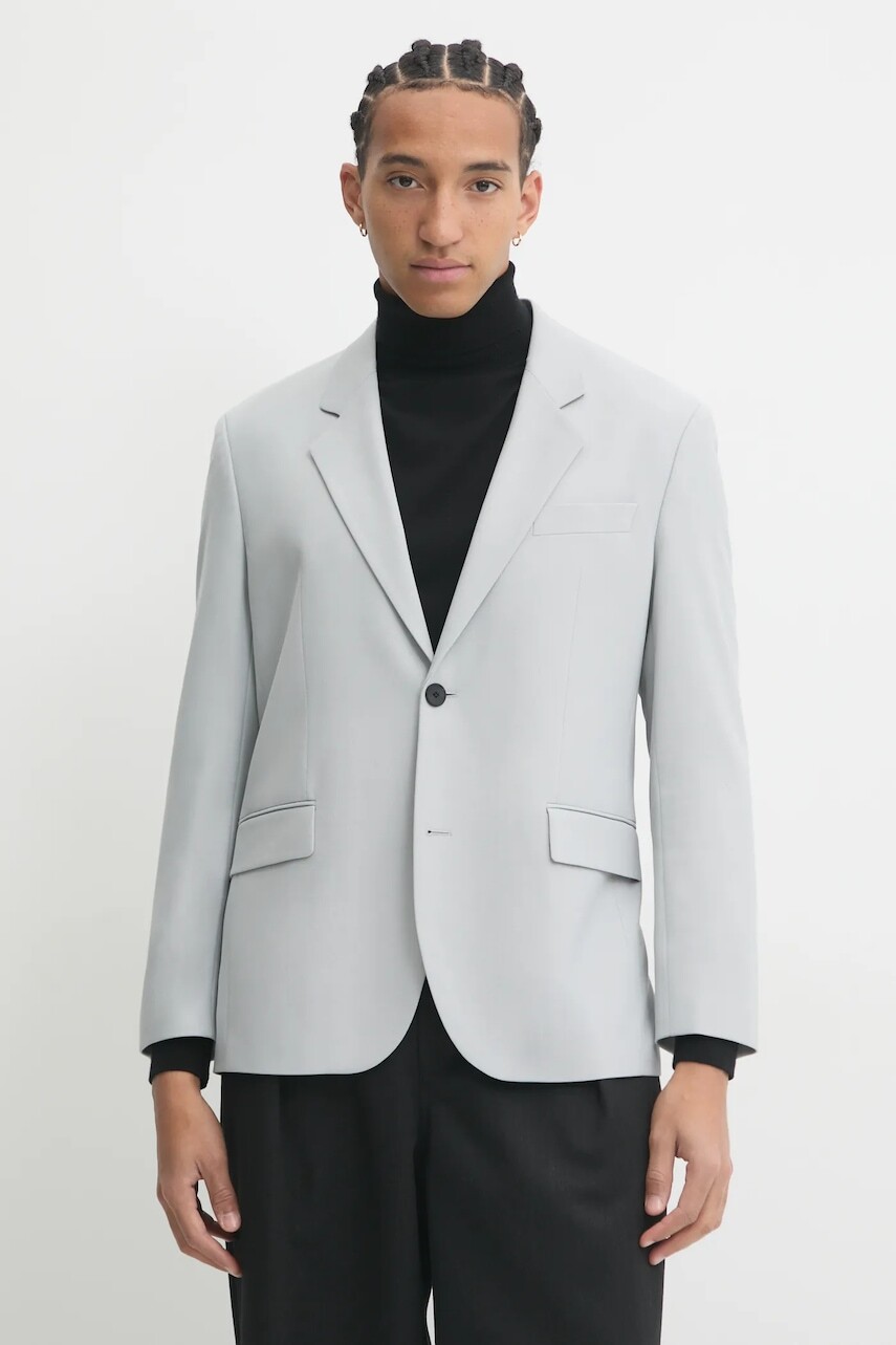 Sako HUGO pánske, šedá farba, 50538431