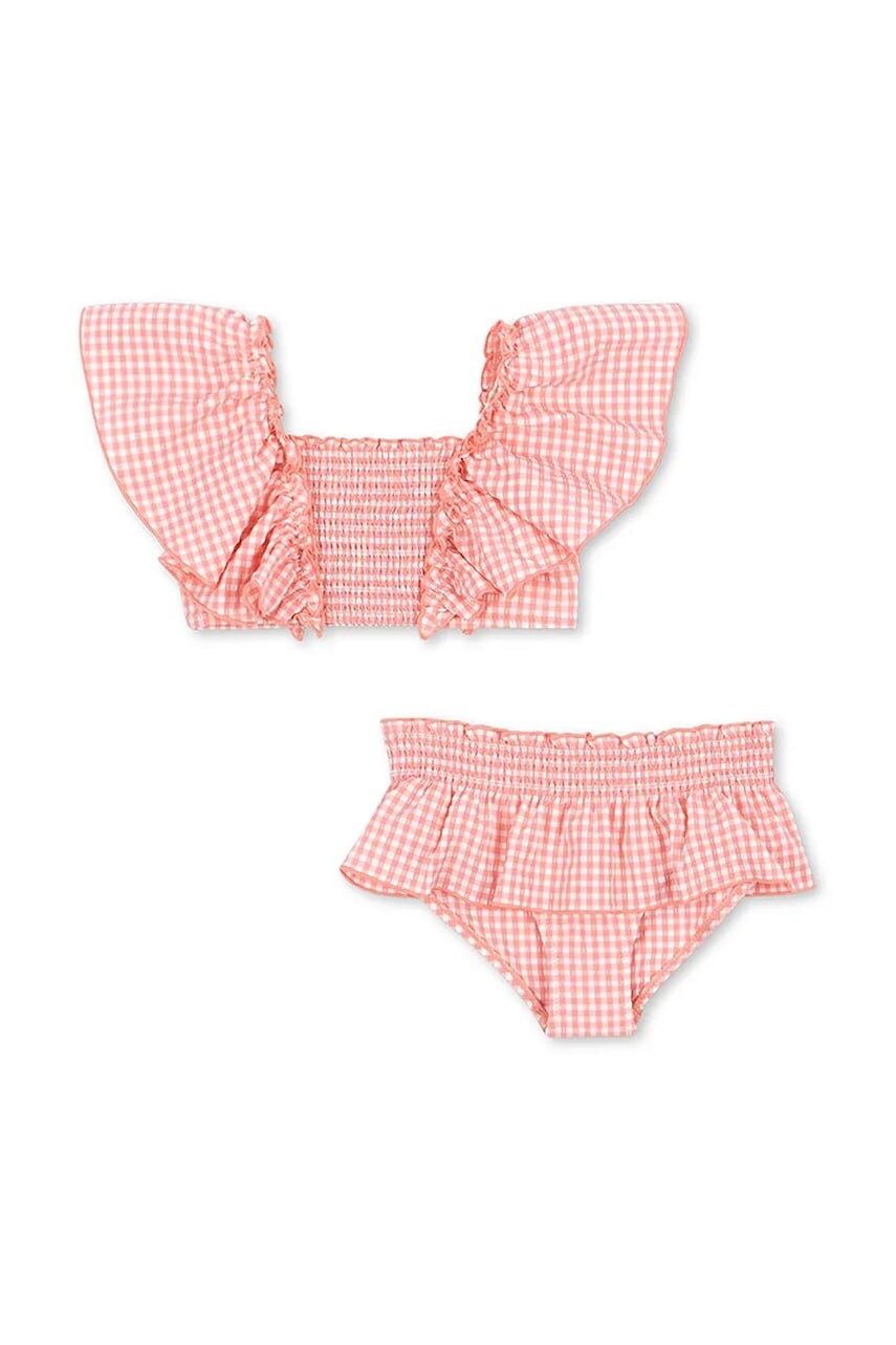 Dvojdielne detské plavky Konges Sløjd FRESIA BIKINI ružová farba, KS102503