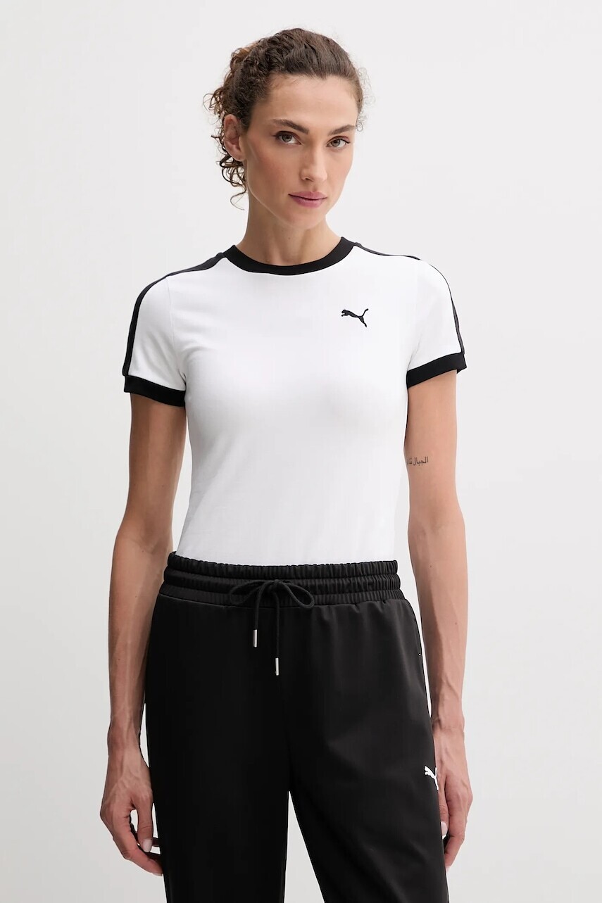 Tričko Puma dámske, biela farba, 632129
