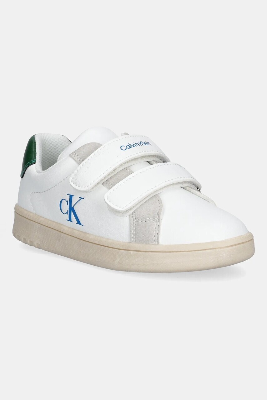 Detské tenisky Calvin Klein Jeans biela farba, V1X9-83152