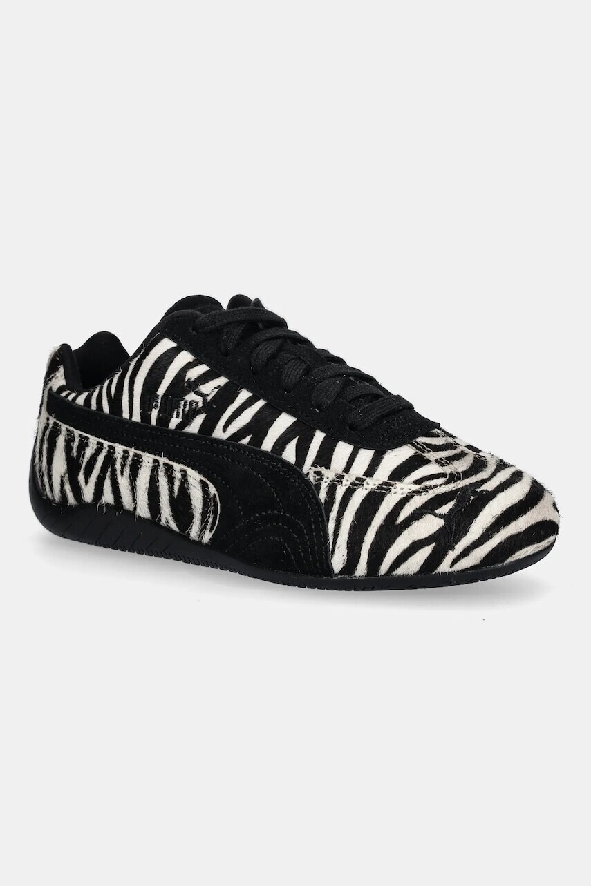 Kožené tenisky Puma Speedcat Zebra Wns čierna farba, 403356