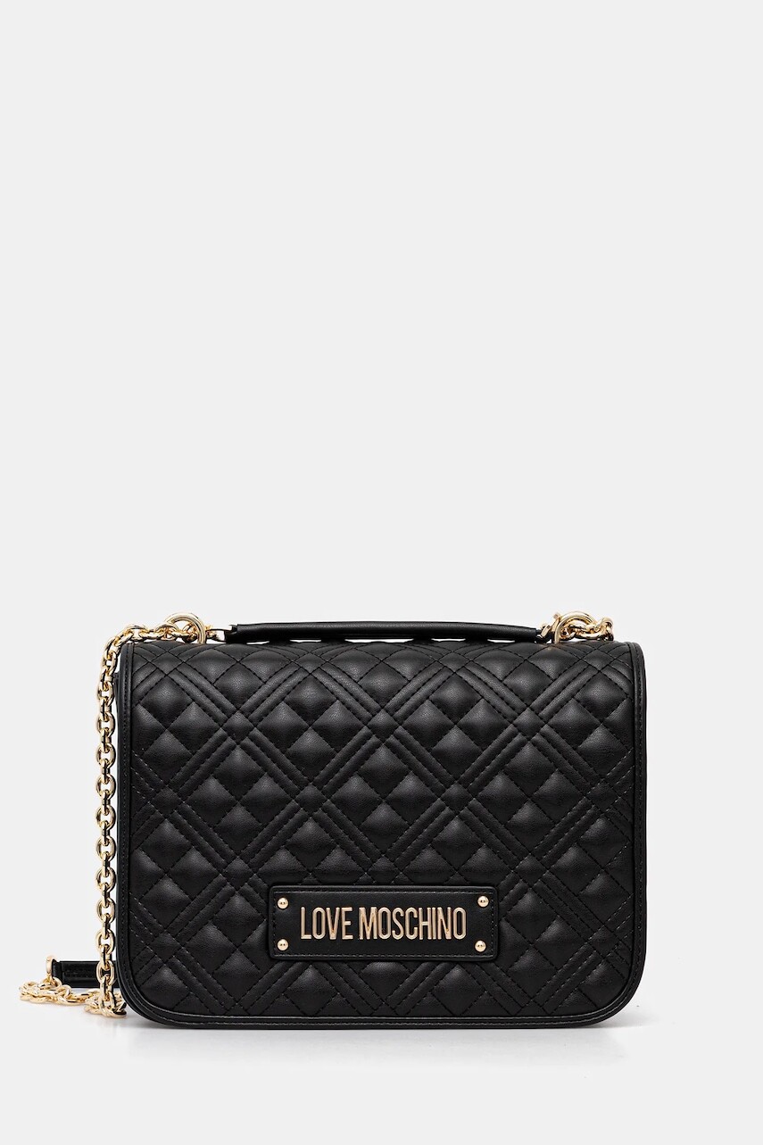 Kabelka Love Moschino čierna farba, JC4000PP1NLA0000
