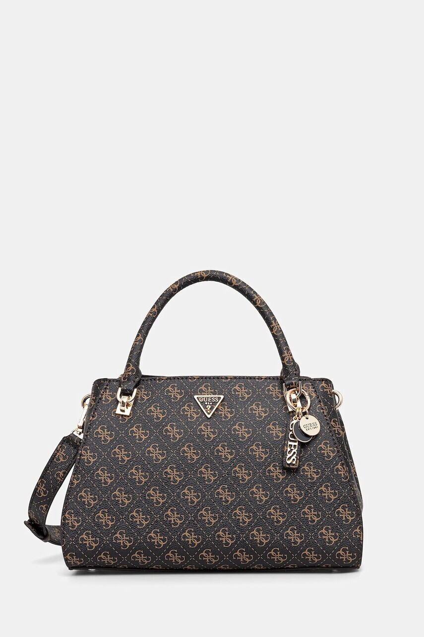 Kabelka Guess NOELLE hnedá farba, HWQG96 72070