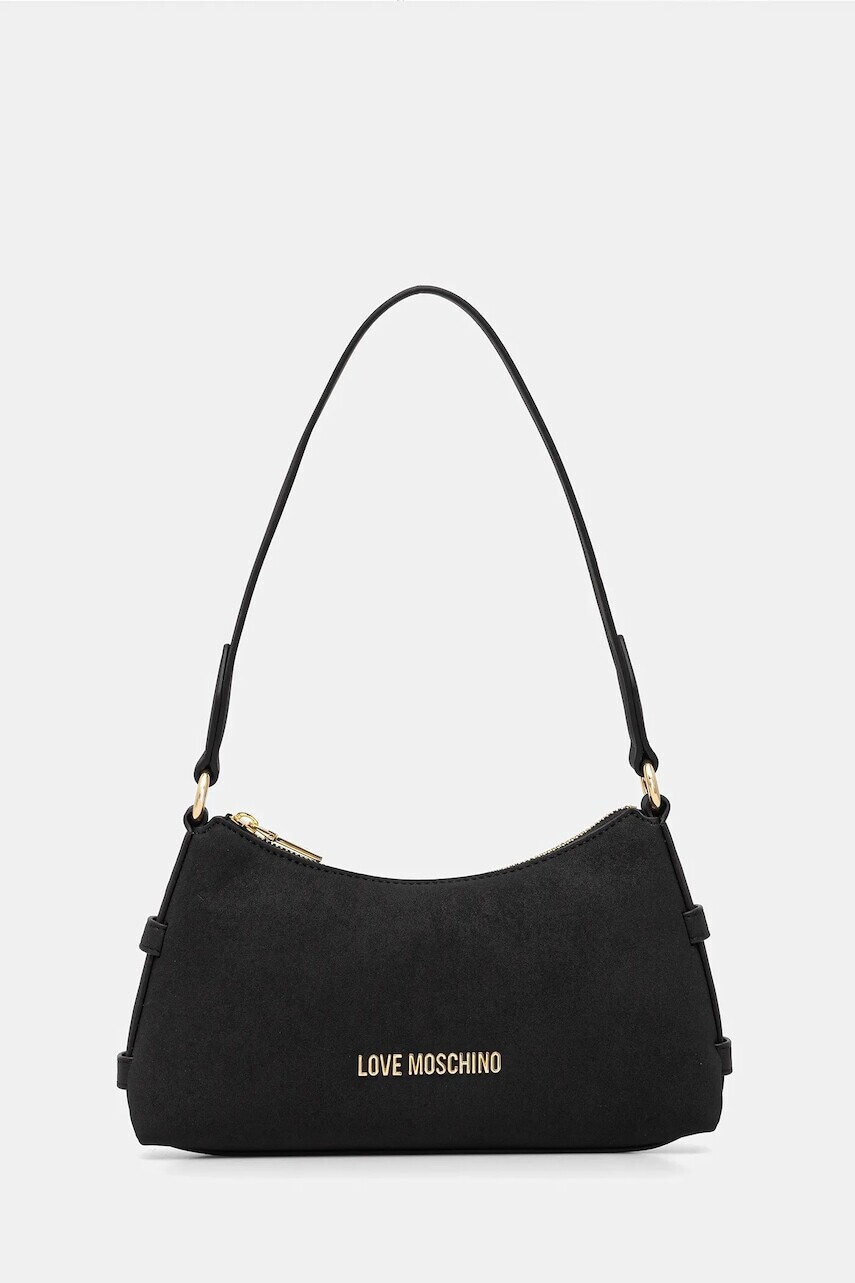 Kabelka Love Moschino čierna farba, JC4169PP1NLB0000