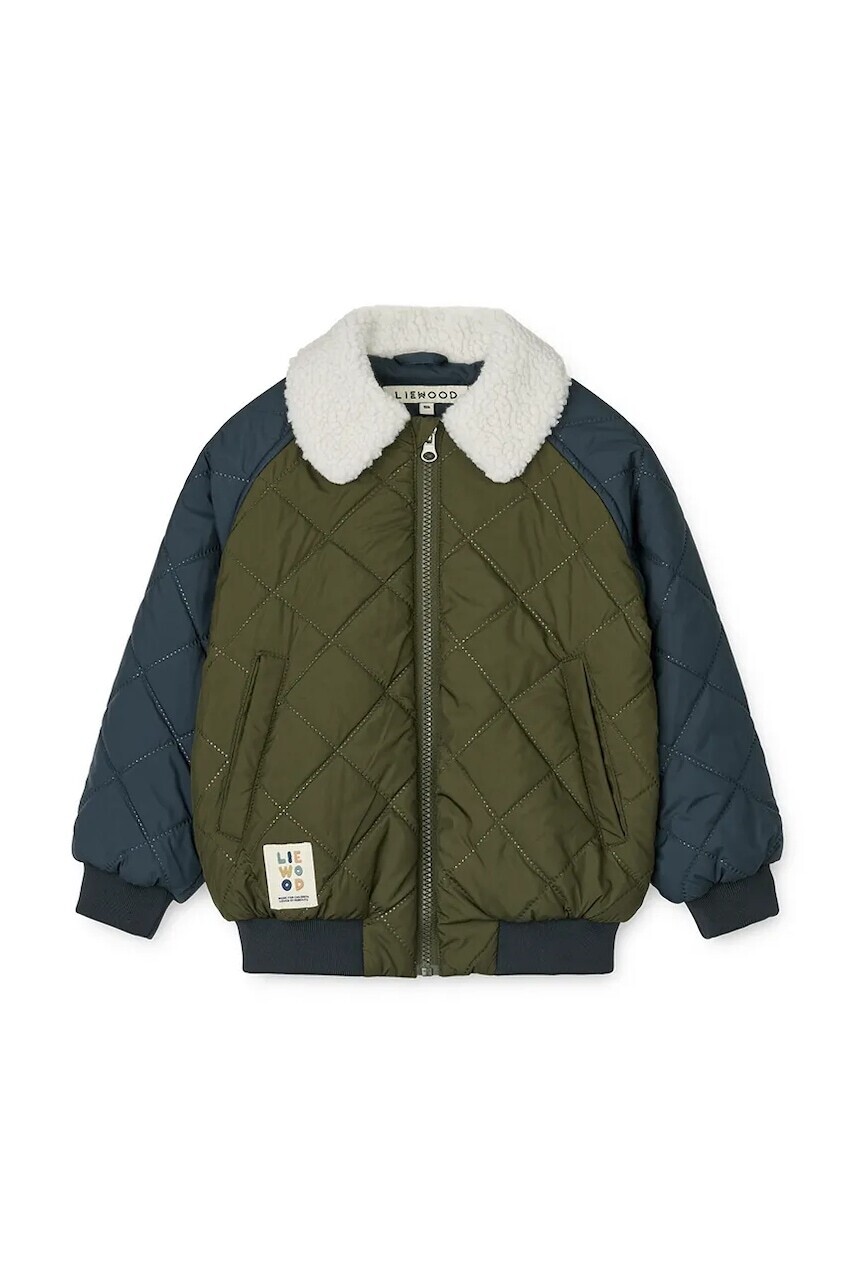 Detská bunda Liewood Mira Jacket zelená farba, LW20196