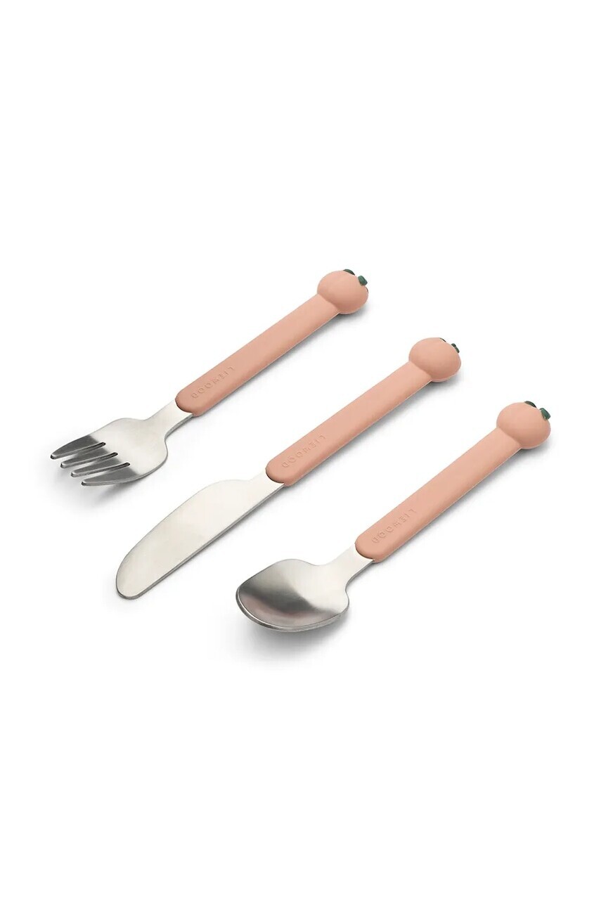 Súprava príborov pre deti Liewood Tove Peach Cutlery Set LW20125
