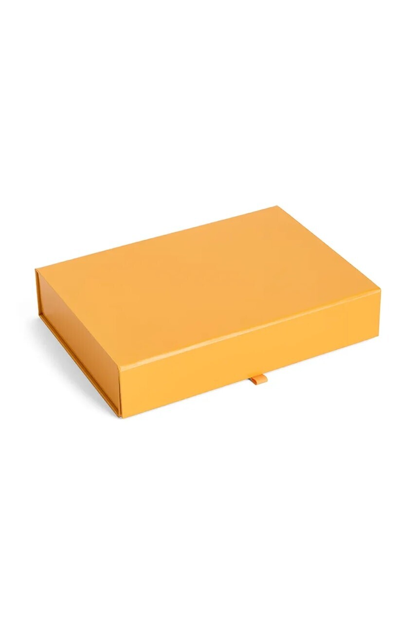 Šperkovnica HAY Colour 23,2 x 16,1 x 4,6 cm oranžová farba