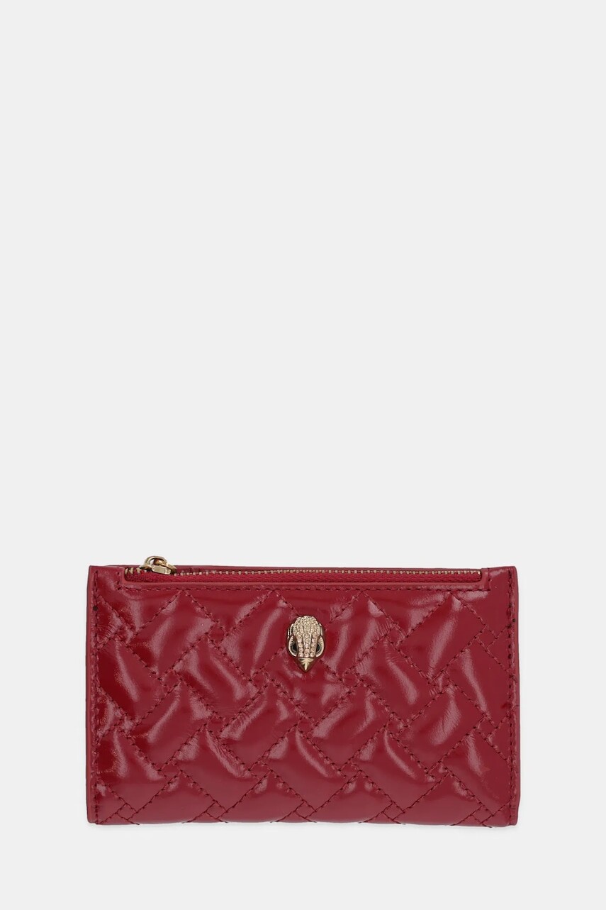 Kožená peňaženka Kurt Geiger London KENSINGTON bordová farba, 4703950319
