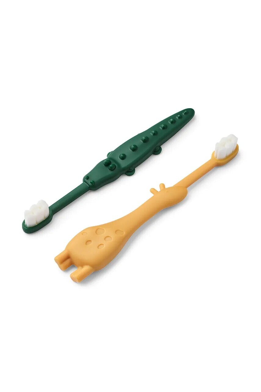 Detská zubná kefka Liewood Fabio All Together Toddler Toothbrush 2-pak LW20176