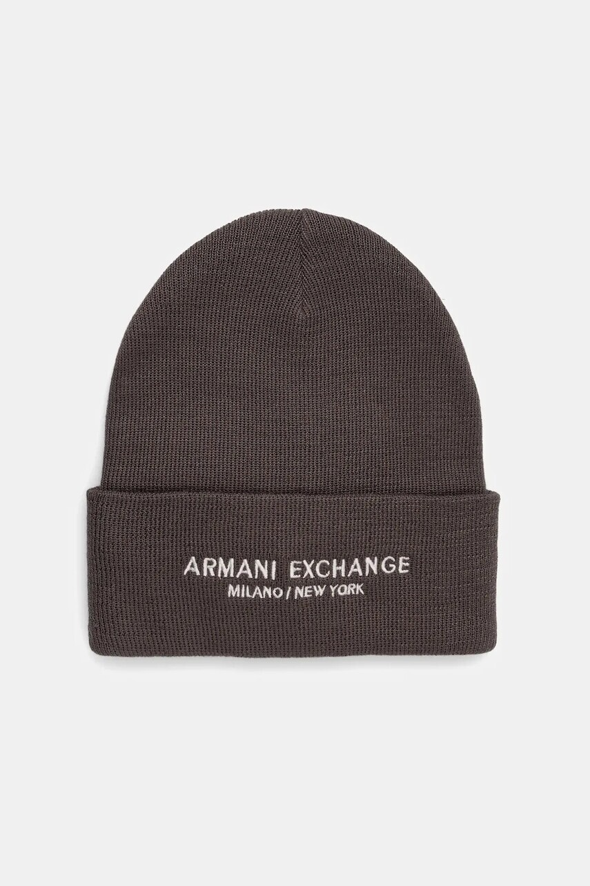 Čiapka Armani Exchange hnedá farba, XM001637 AF16950