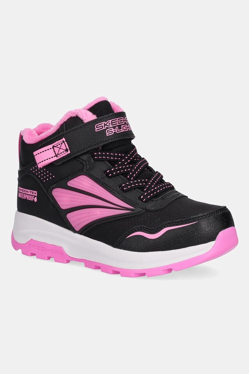 Detské zimné topánky Skechers STORM BLAZER - HYDROPOLIS čierna farba, 303461L
