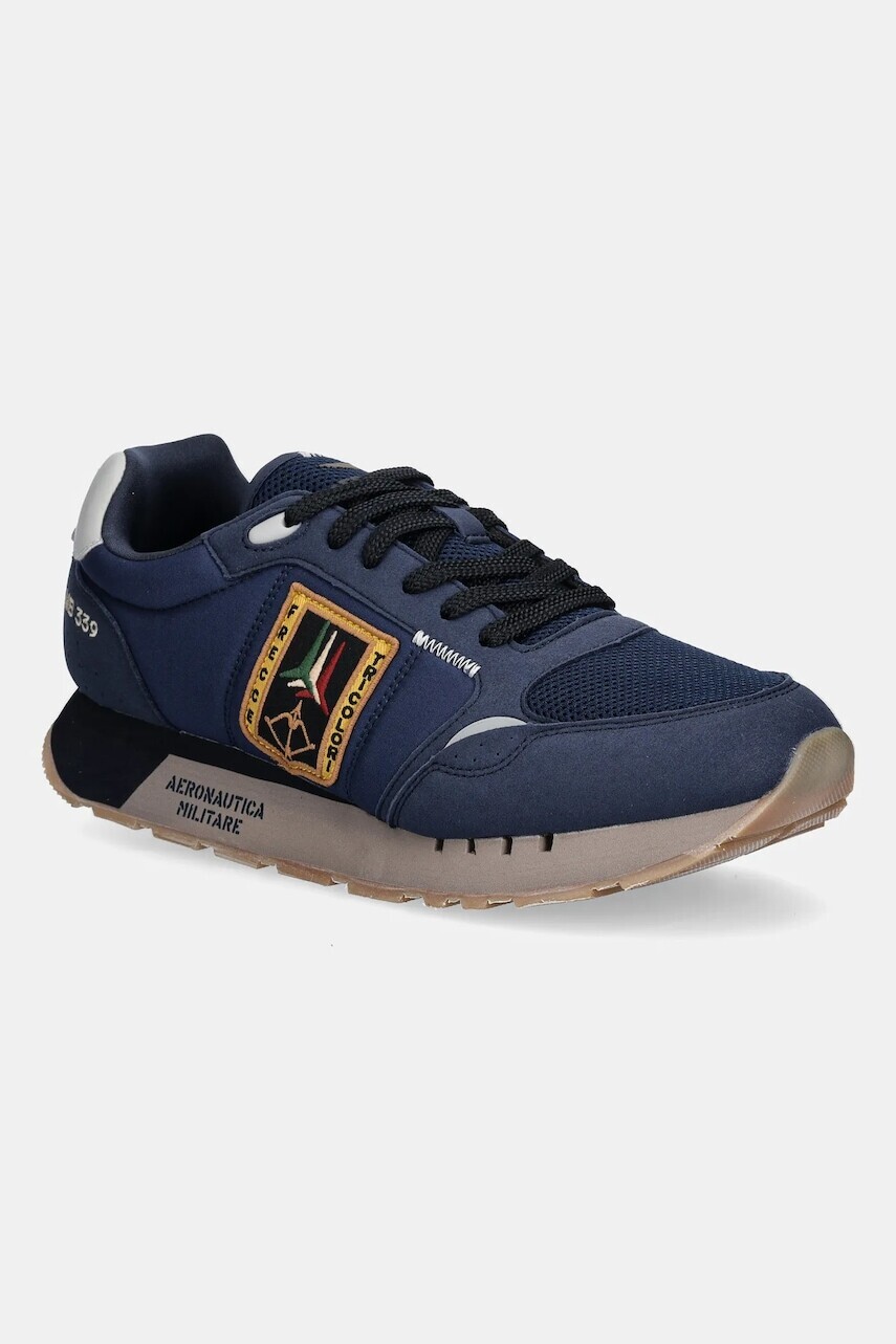Tenisky Aeronautica Militare SNEAKERS tmavomodrá farba, 252SC0292UCT03331