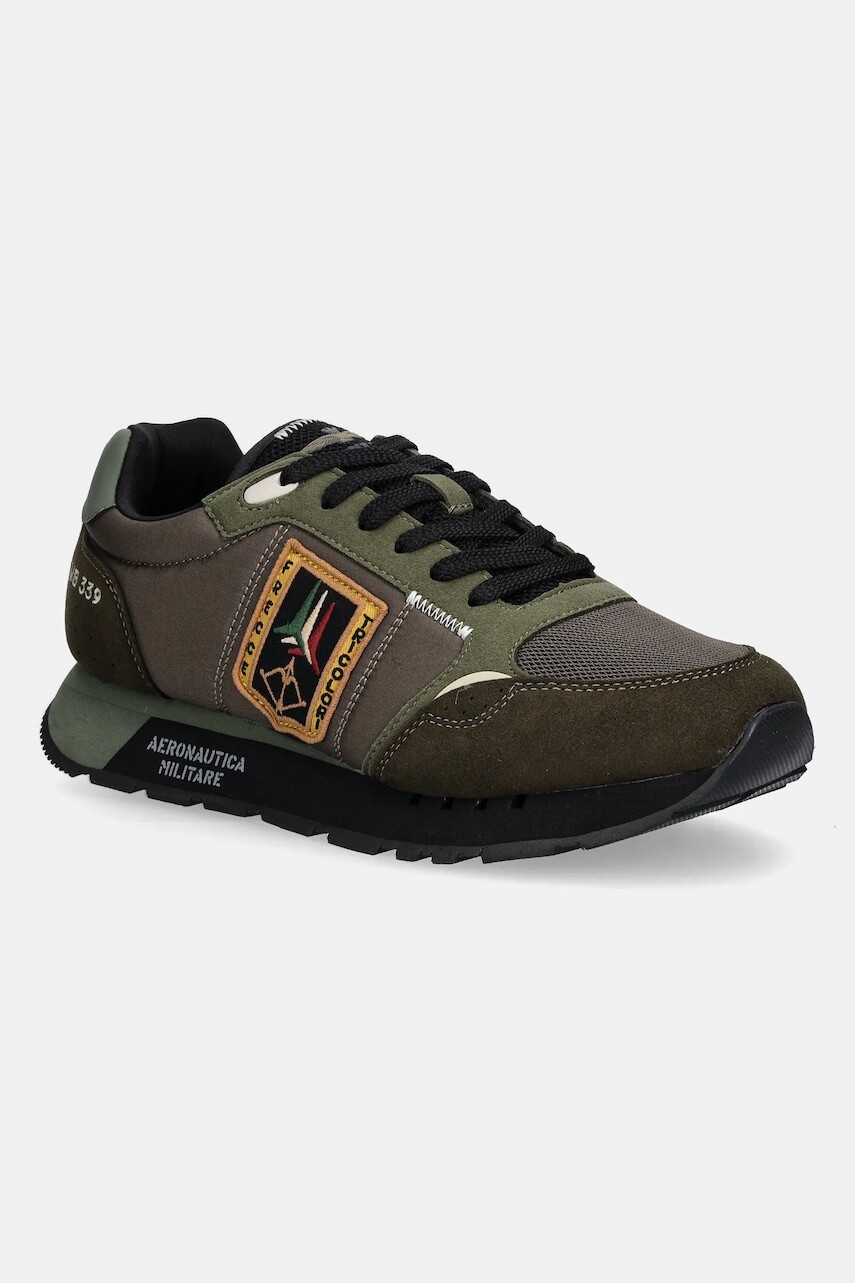Tenisky Aeronautica Militare SNEAKERS zelená farba, 252SC0292UCT03331