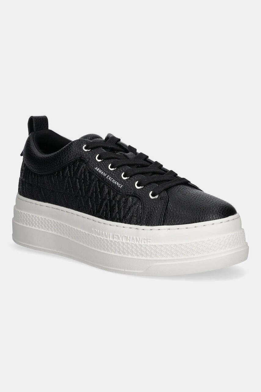 Tenisky Armani Exchange čierna farba, XW001630 AF17351 UC001