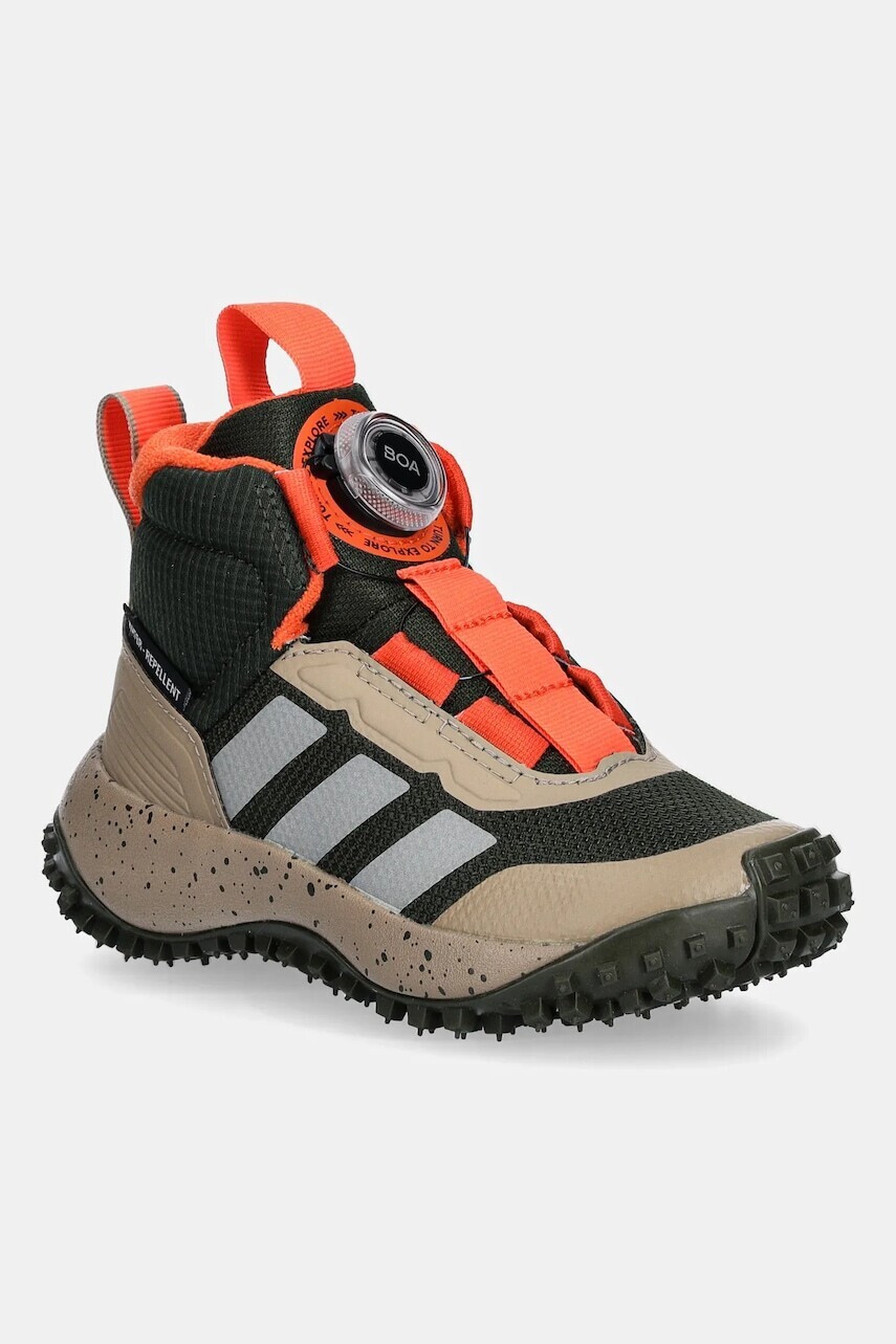 Detské topánky adidas FORTATRAIL BOA zelená farba, JP6337