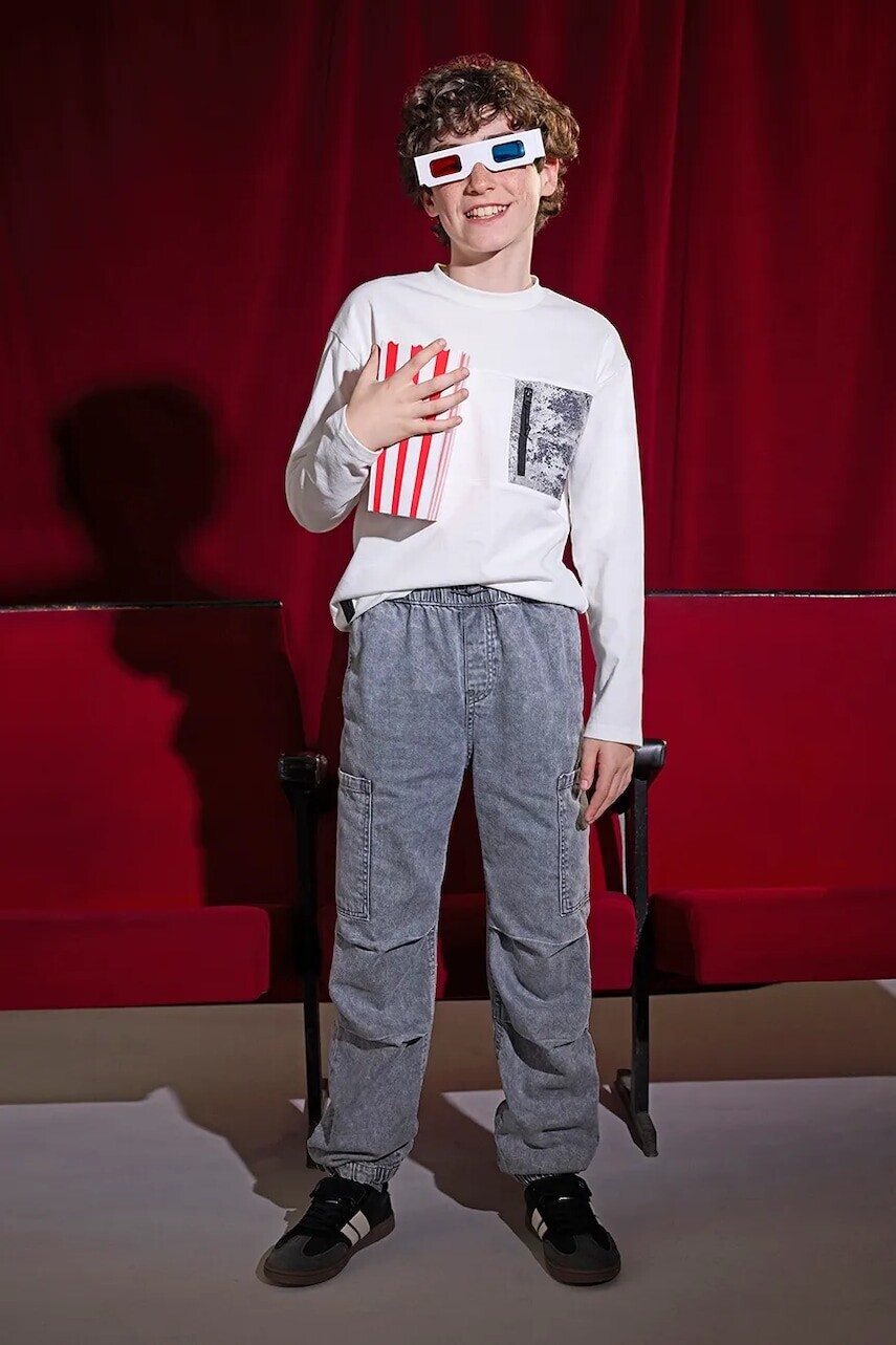 Detské rifle Mayoral denim cargo 7564