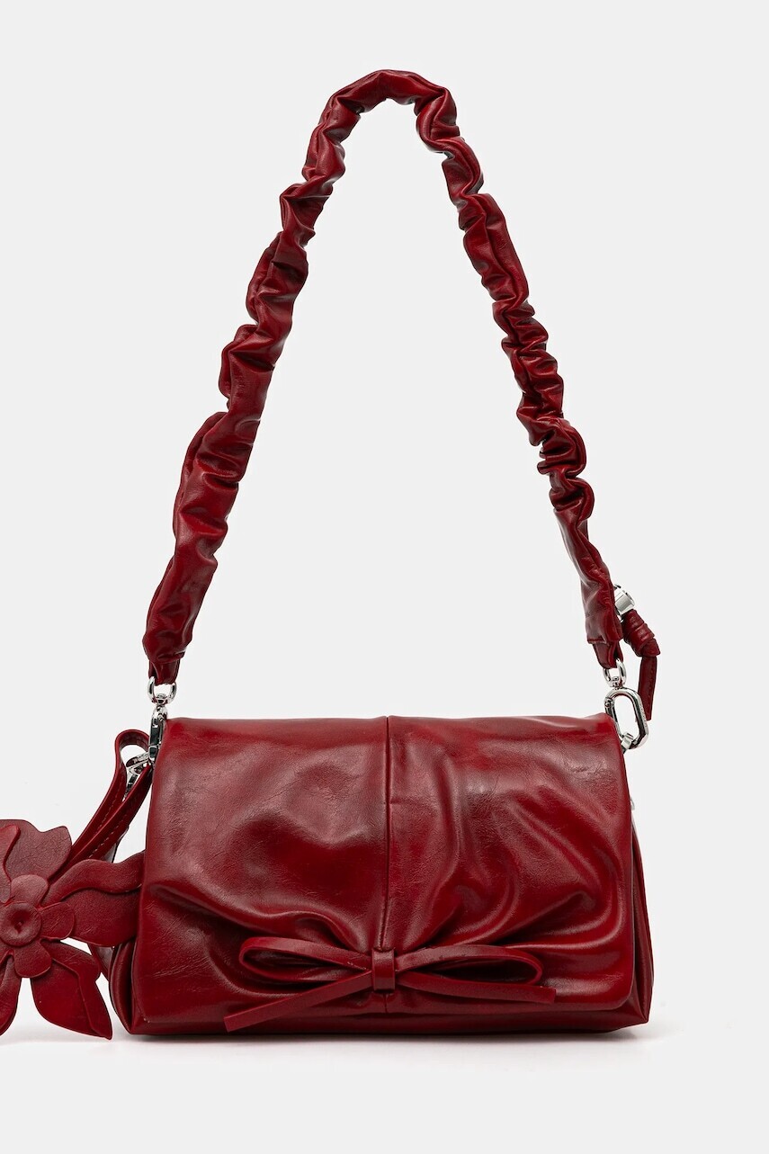 Kabelka Desigual REPRISE RED VALENTI červená farba, 25WAXPC8