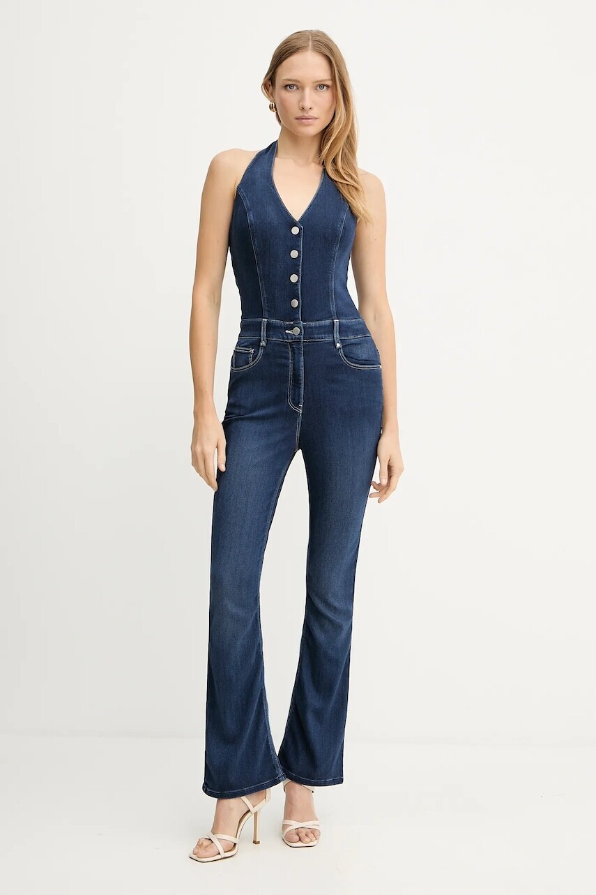Rifľový overal Guess BETSY tmavomodrá farba, W5YD57 D0782
