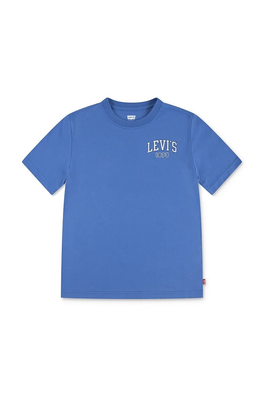 Detské tričko Levi's ALWAYS ORIGINAL TEE modrá farba, jednofarebné, 9EN858
