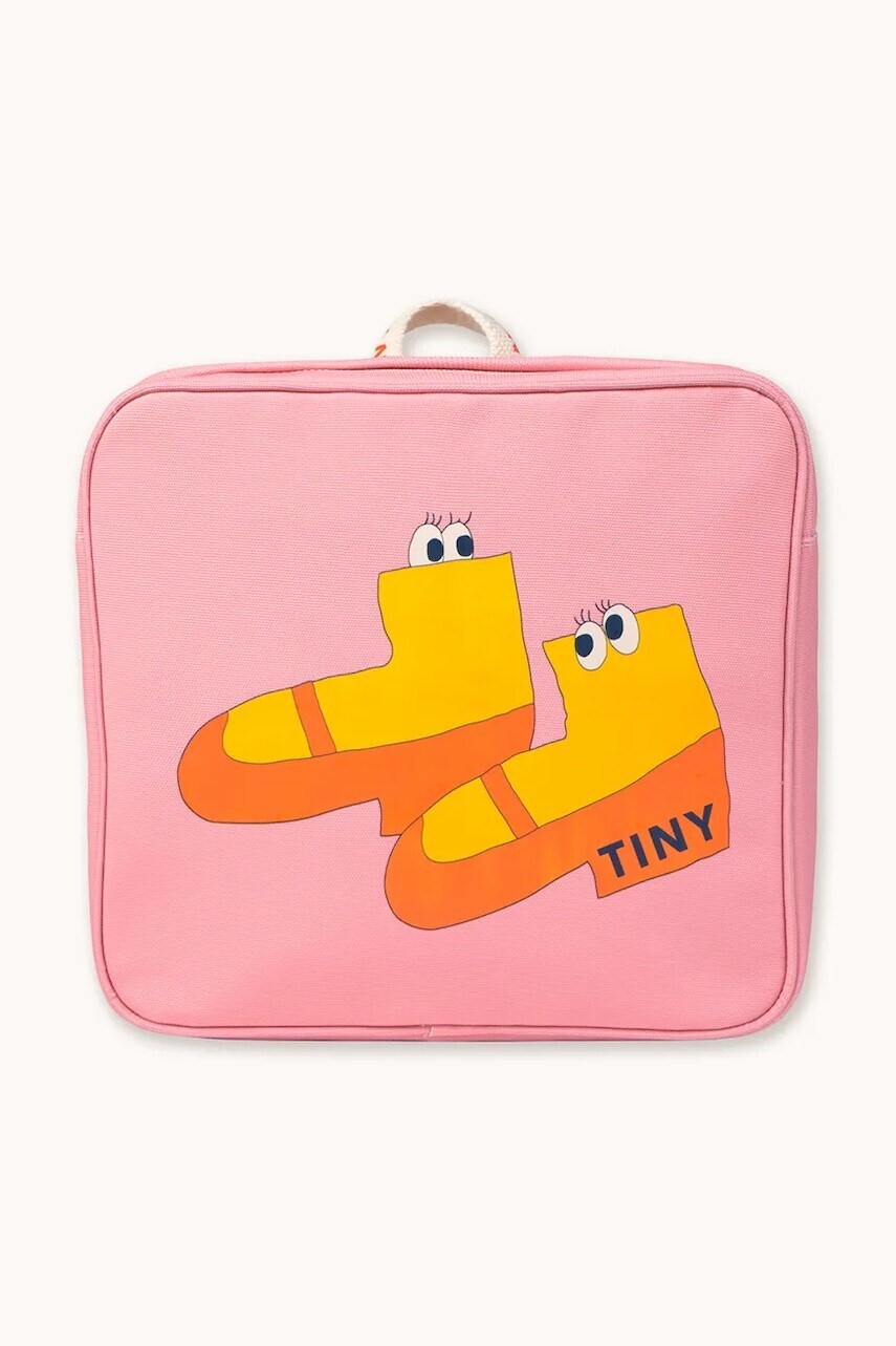 Detský ruksak Tinycottons WALK TODDLER BACKPACK ružová farba, malý, s potlačou, AW25-511