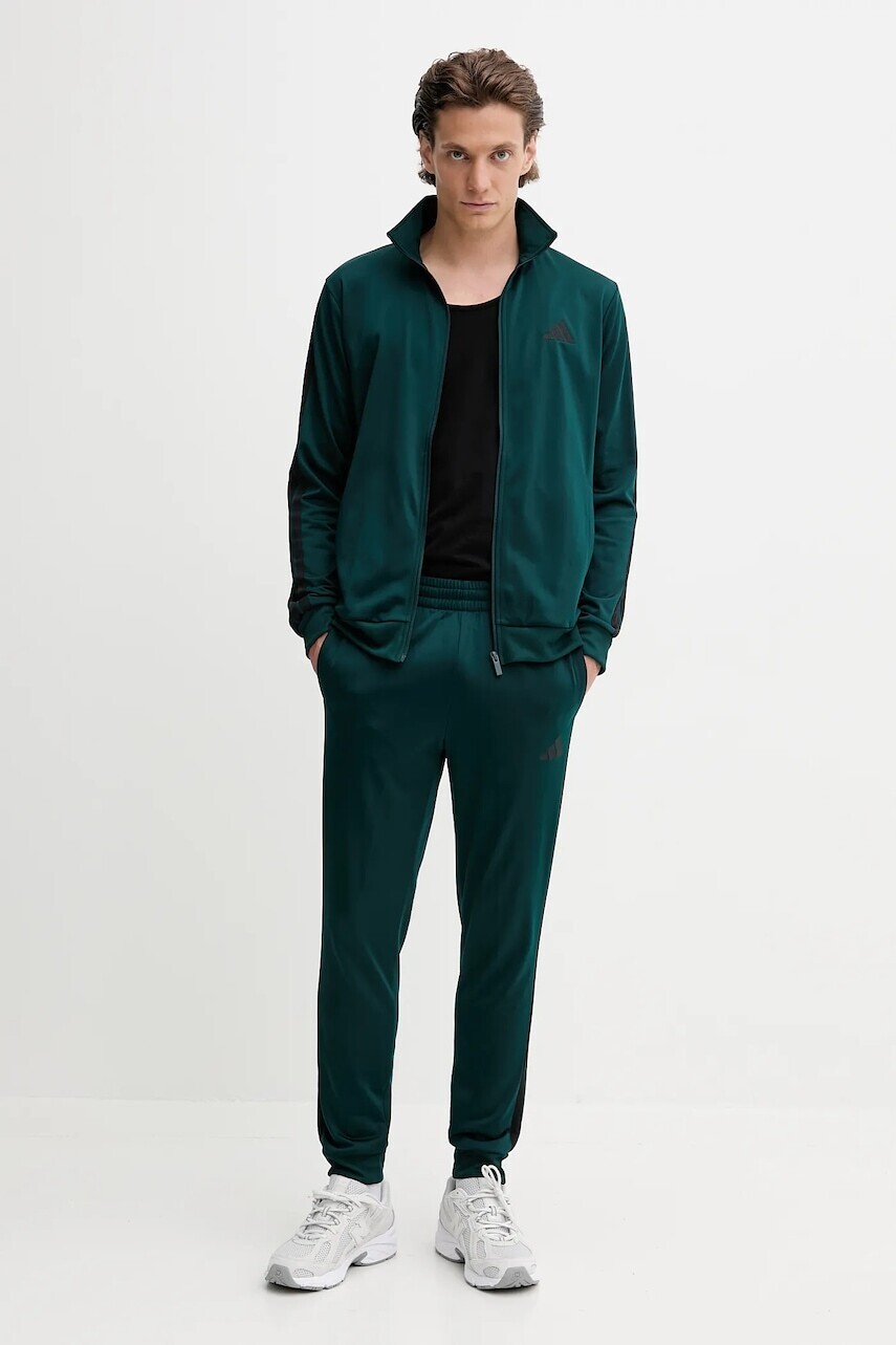 Tepláková súprava adidas 3-Sripes zelená farba, JX5502