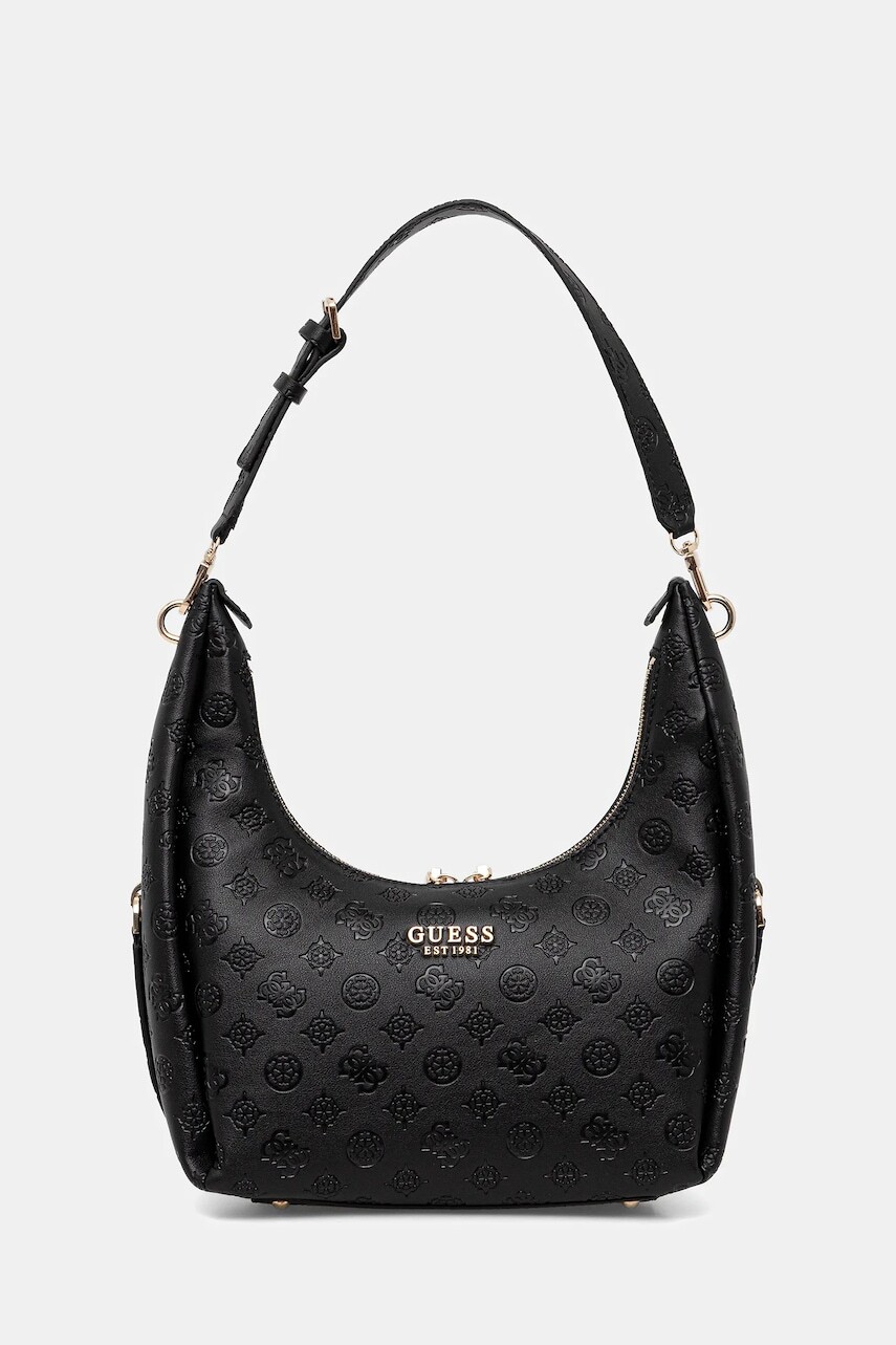 Kabelka Guess PHOEBE čierna farba, HWPD96 65020