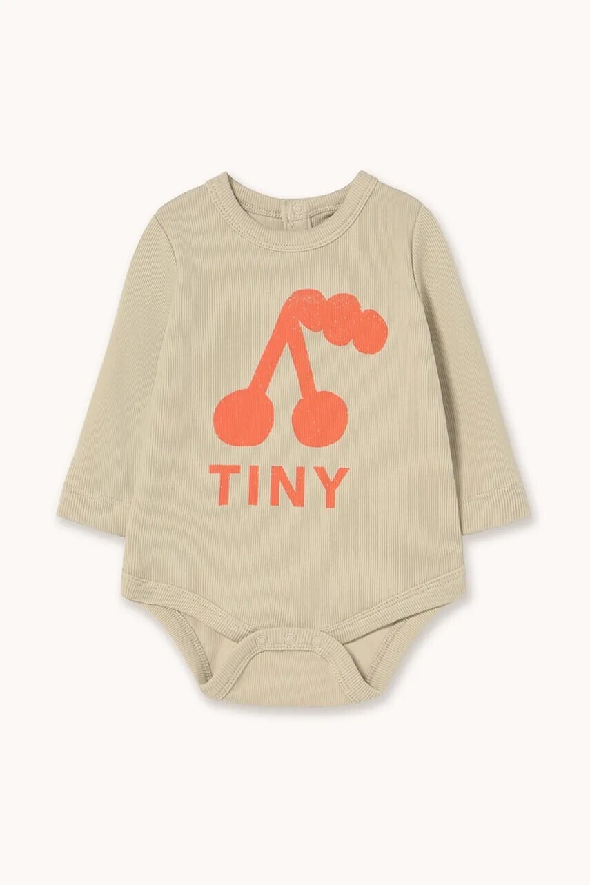 Body pre bábätká Tinycottons CHERRY GRAPHIC RIB BODY AW25-330
