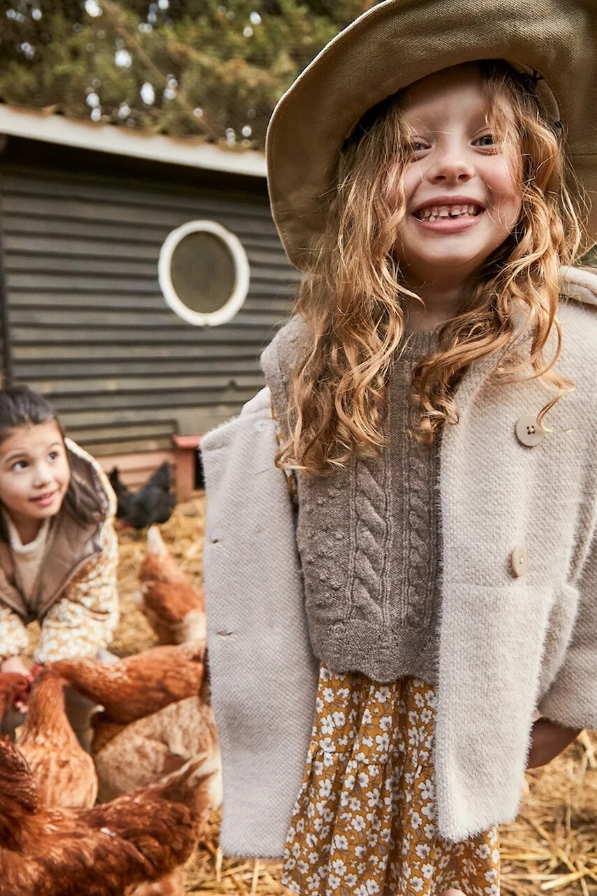 Detský kabát Mayoral béžová farba, 4438