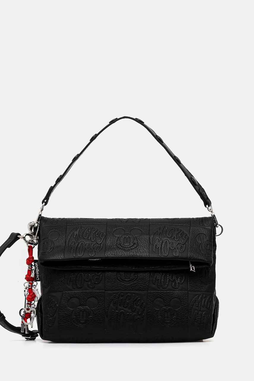 Kabelka Desigual ALL MICKEY LOVERTY 4. čierna farba, 25WAXP21
