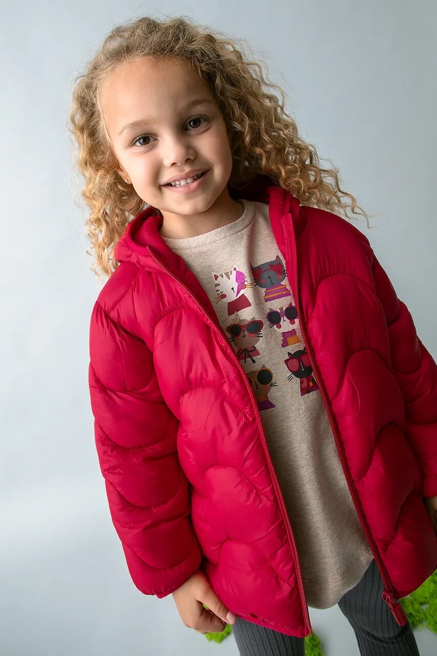 Detská bunda Mayoral červená farba, 4443