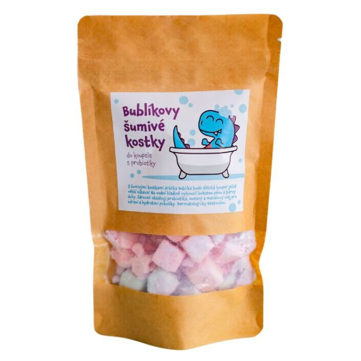 PURE HARMONY Bublíkove šumivé kocky do kúpeľa s probiotikami 180 g