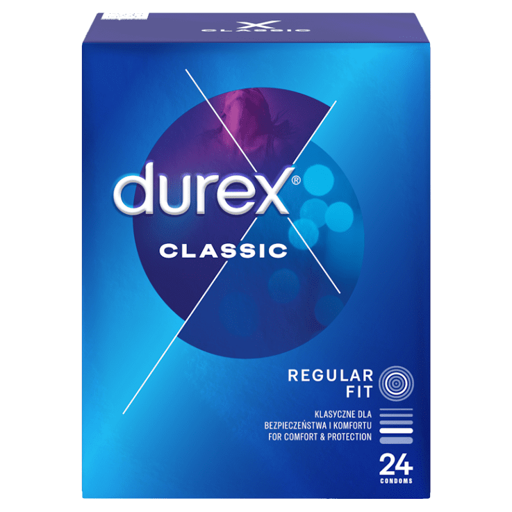 DUREX Classic 24 kusov, poškodený obal