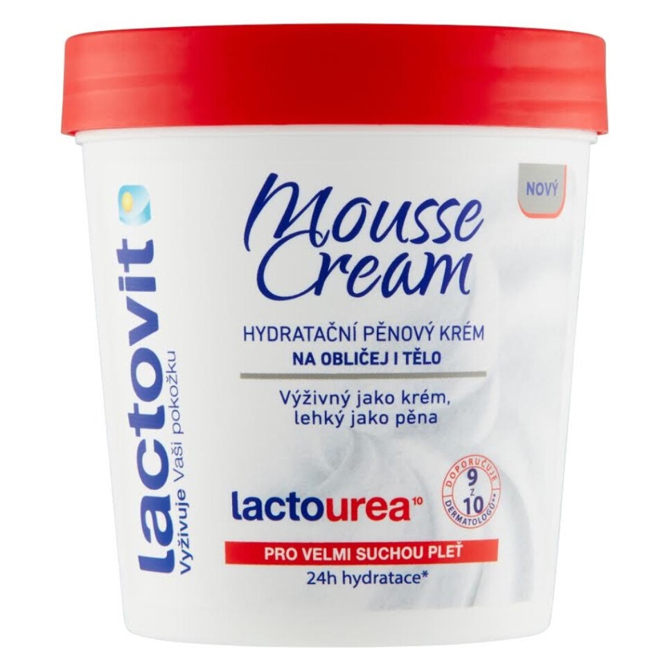 LACTOVIT Lactourea Mousse cream 250 ml, poškodený obal