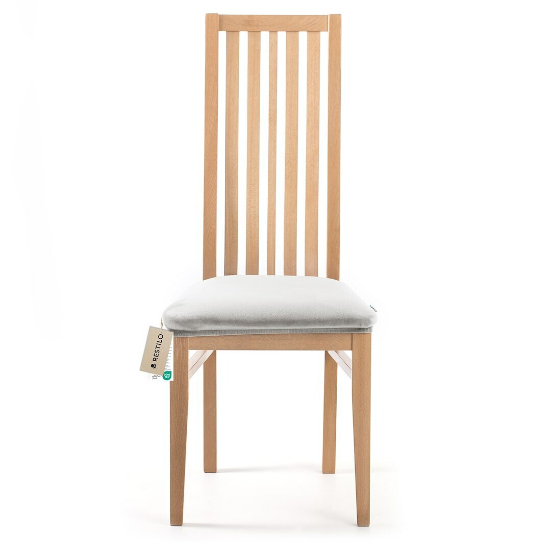 Restilo Napínací potah na sedák na židli Sentostříbrná, 40 x 40 + 5 cm