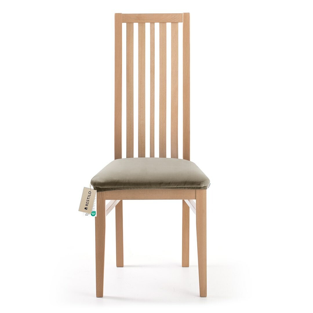 Restilo Napínací potah na sedák na židli Sentobéžová, 40 x 40 + 5 cm