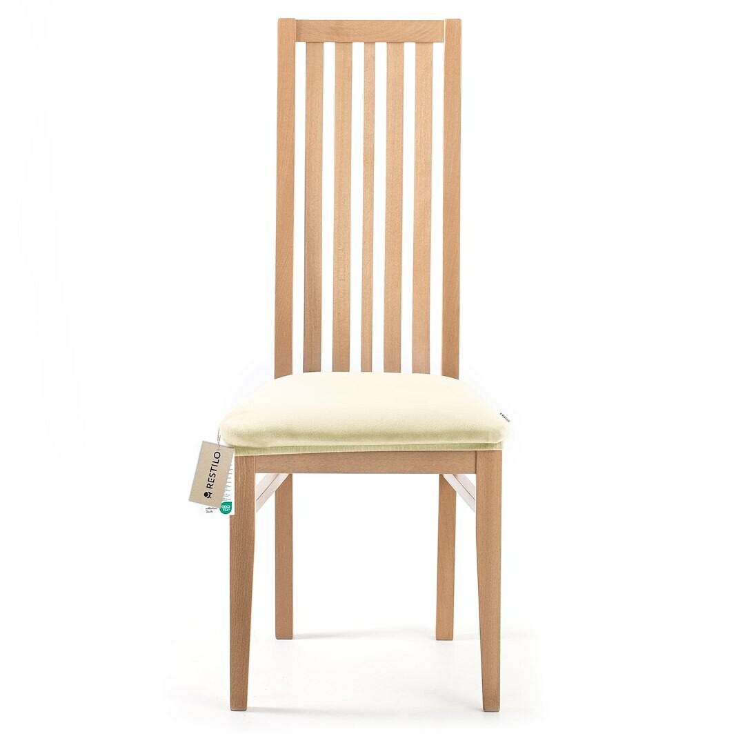 Restilo Napínací potah na sedák na židli Sentokrémová, 40 x 40 + 5 cm